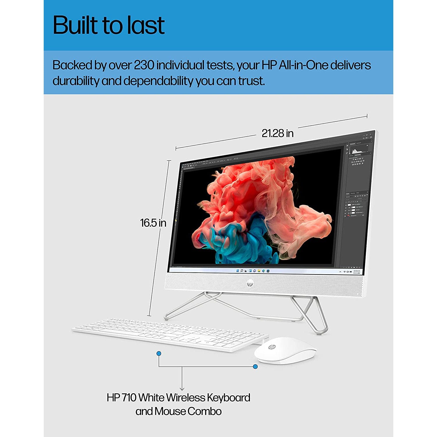 HP All-in-One Bundle PC, 23.8 FHD Touchscreen Display, Intel Core i5-1235U 8GB RAM 512GB SSD (Refurbished) Cheap Best Sale