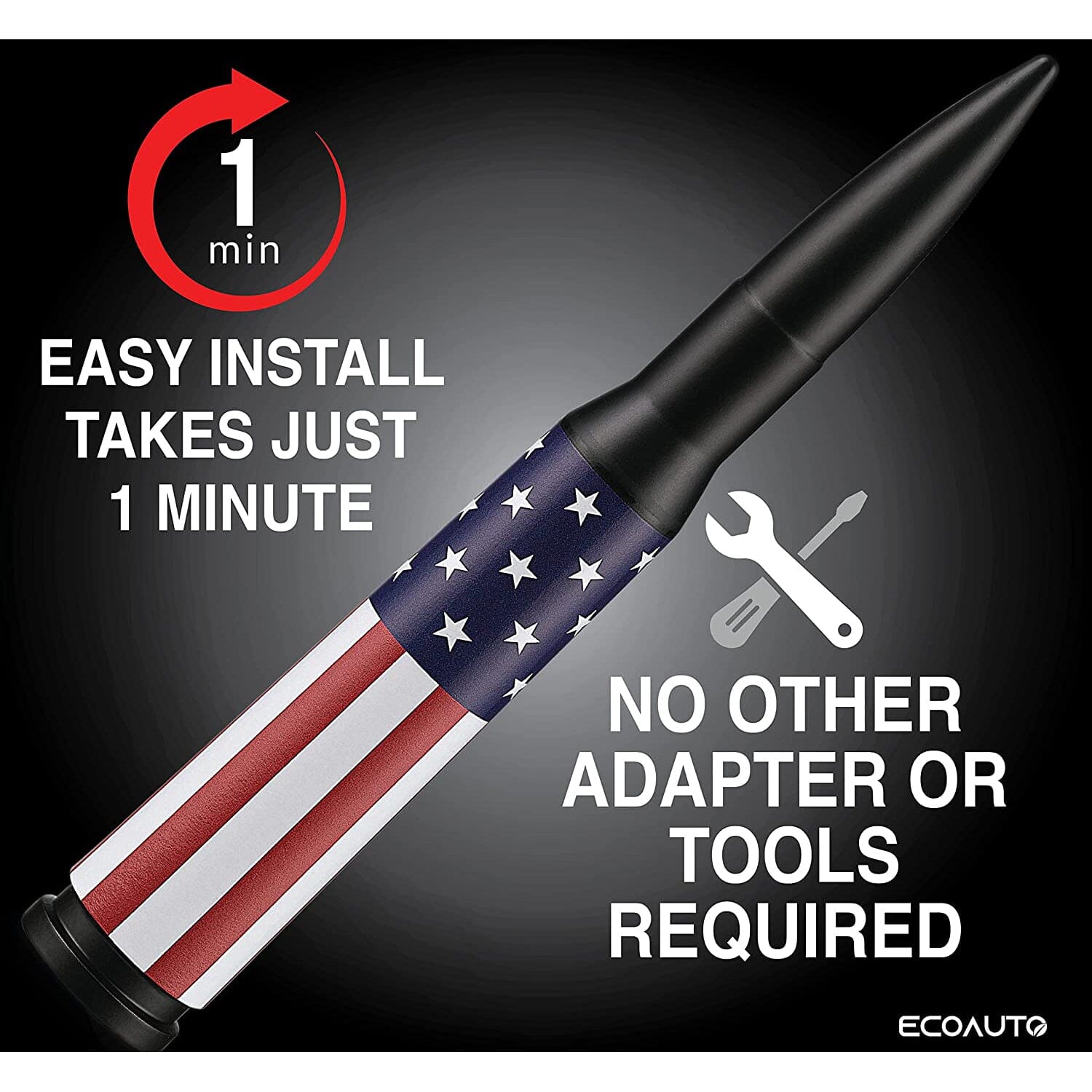 EcoAuto Badass Bullet Antenna Replacement Fits All Chevy & GMC Truck Big Discount Online