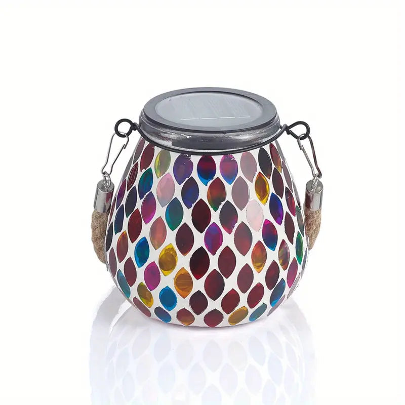 Solar Outdoor Mosaic Lantern High Quality