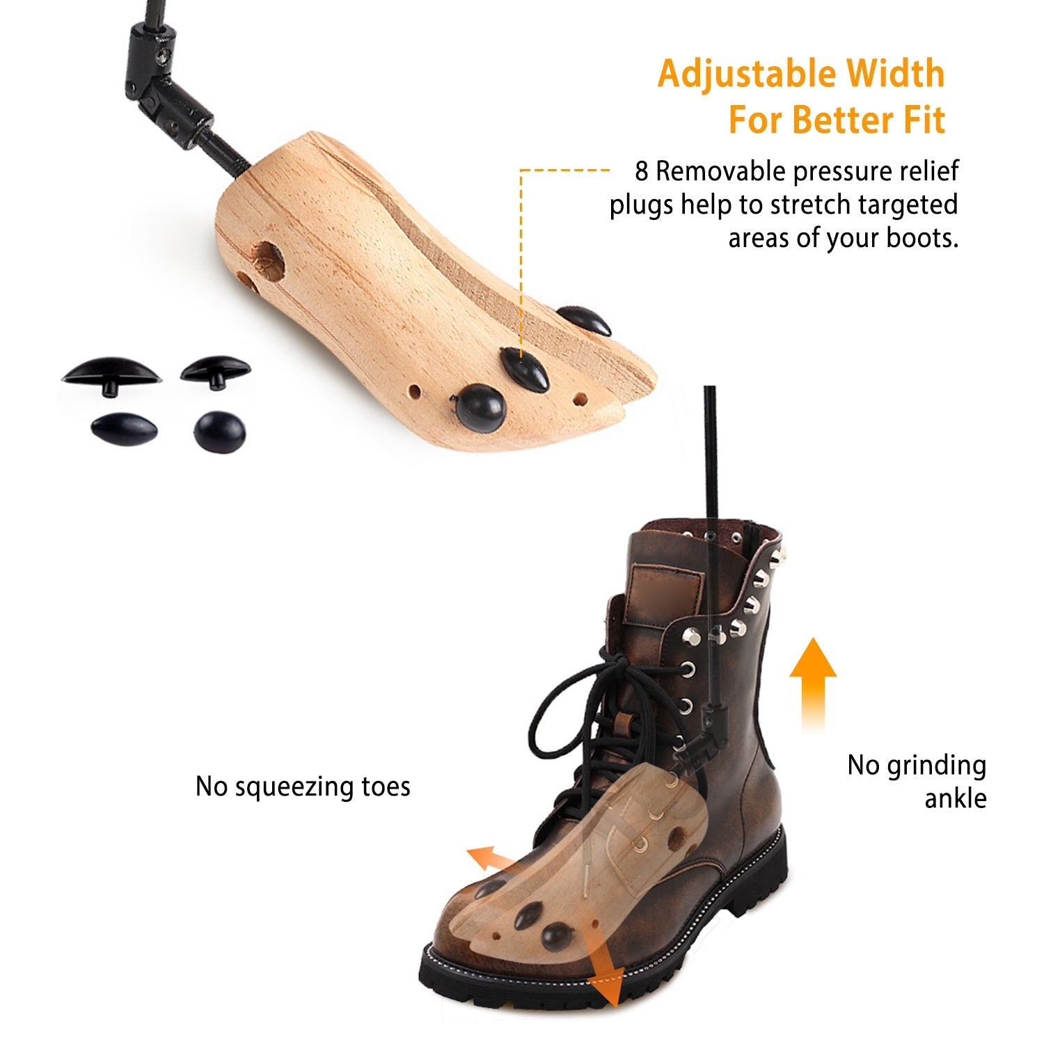 1-Pair: Adjustable Boot Stretcher How Much Cheap Online