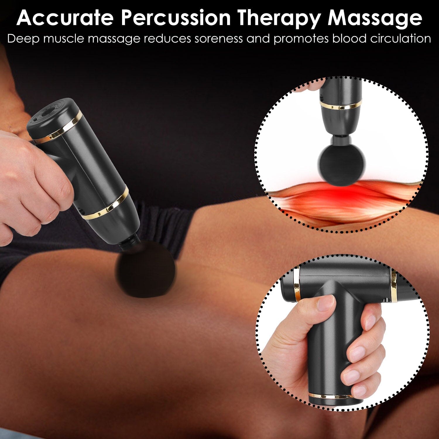 Rechargeable Percussion Massage Gun 2025 New