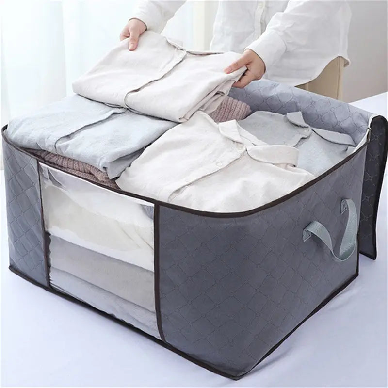 2-Pack: Large Storage Bag Organizer with Reinforced Handle, Clear Window & Sturdy Zippers In China For Sale