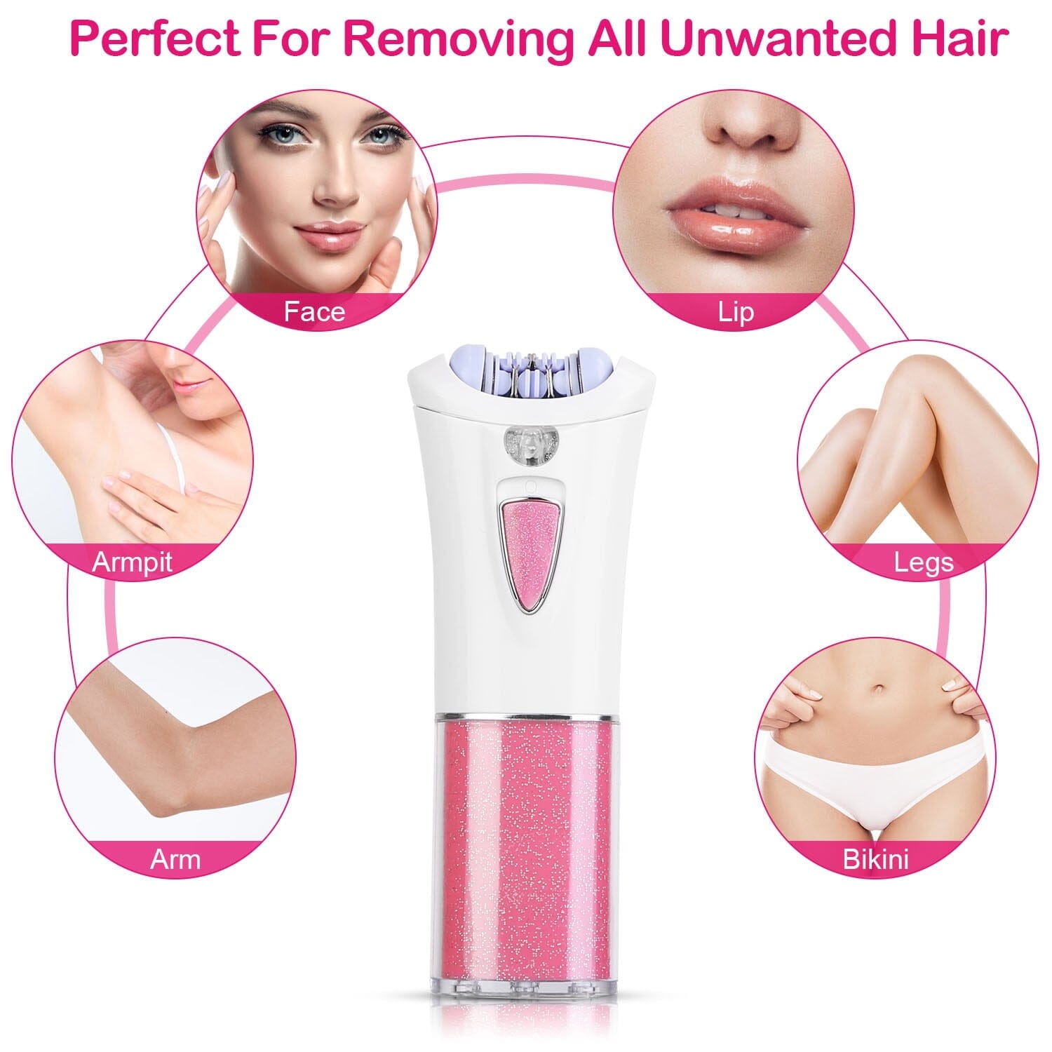 Glide Epilator Women Shaver Facial Body Hair Remover Outlet Exclusive