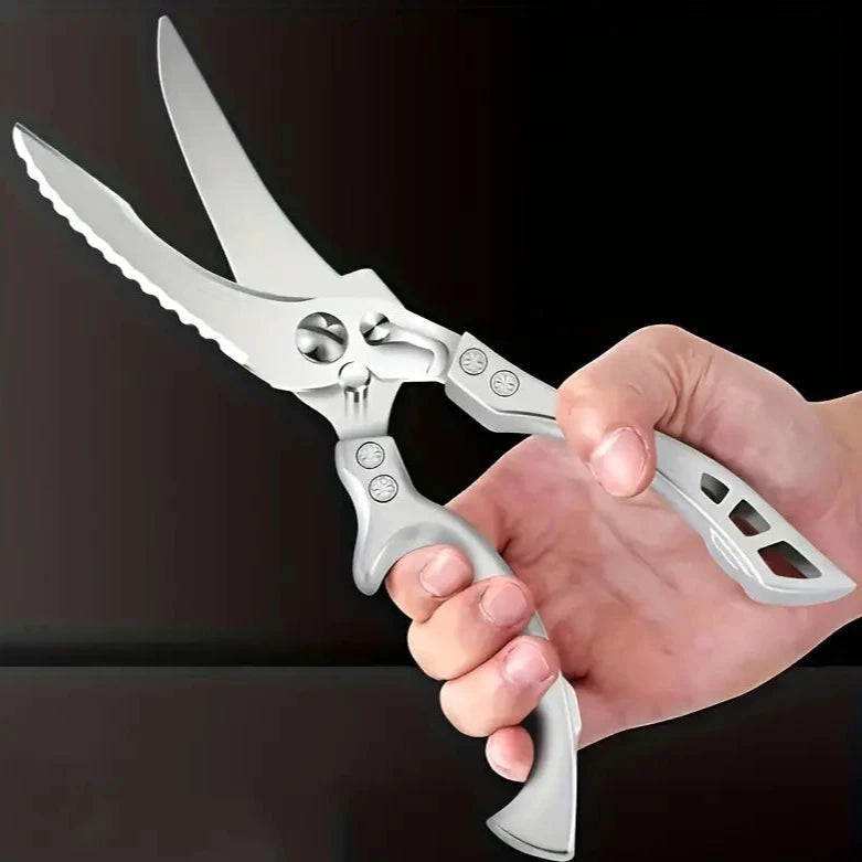 Stainless Steel Heavy-Duty Kitchen Non-Slip Grip Scissors Reliable For Sale