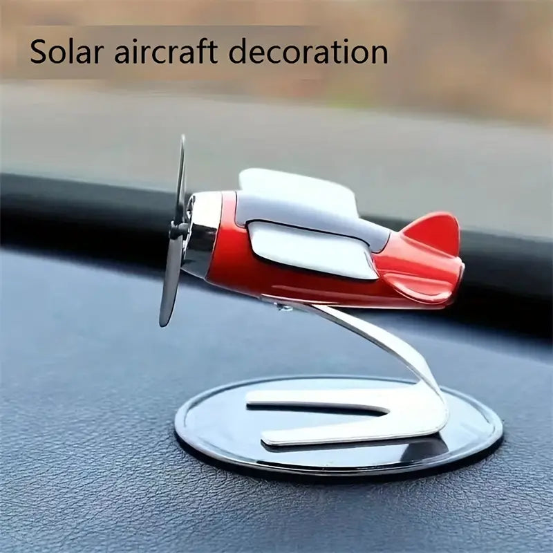 Solar Airplane Creative Car Decoration Real For Sale