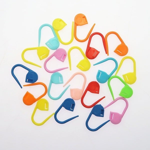 120-Pack: Mix Color Plastic Knitting Tools Locking Stitch Markers Crochet Where To Buy