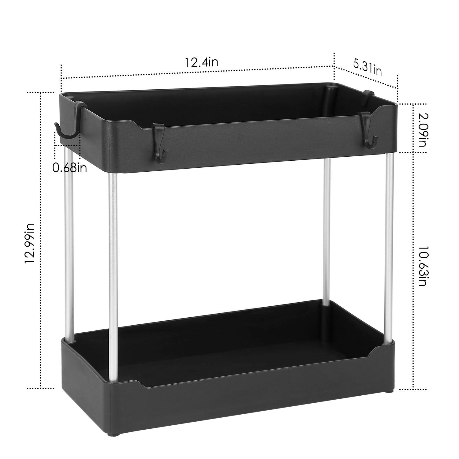 2-Tier Under Sink Shelf Organizer Cheap Sale 100% Guaranteed