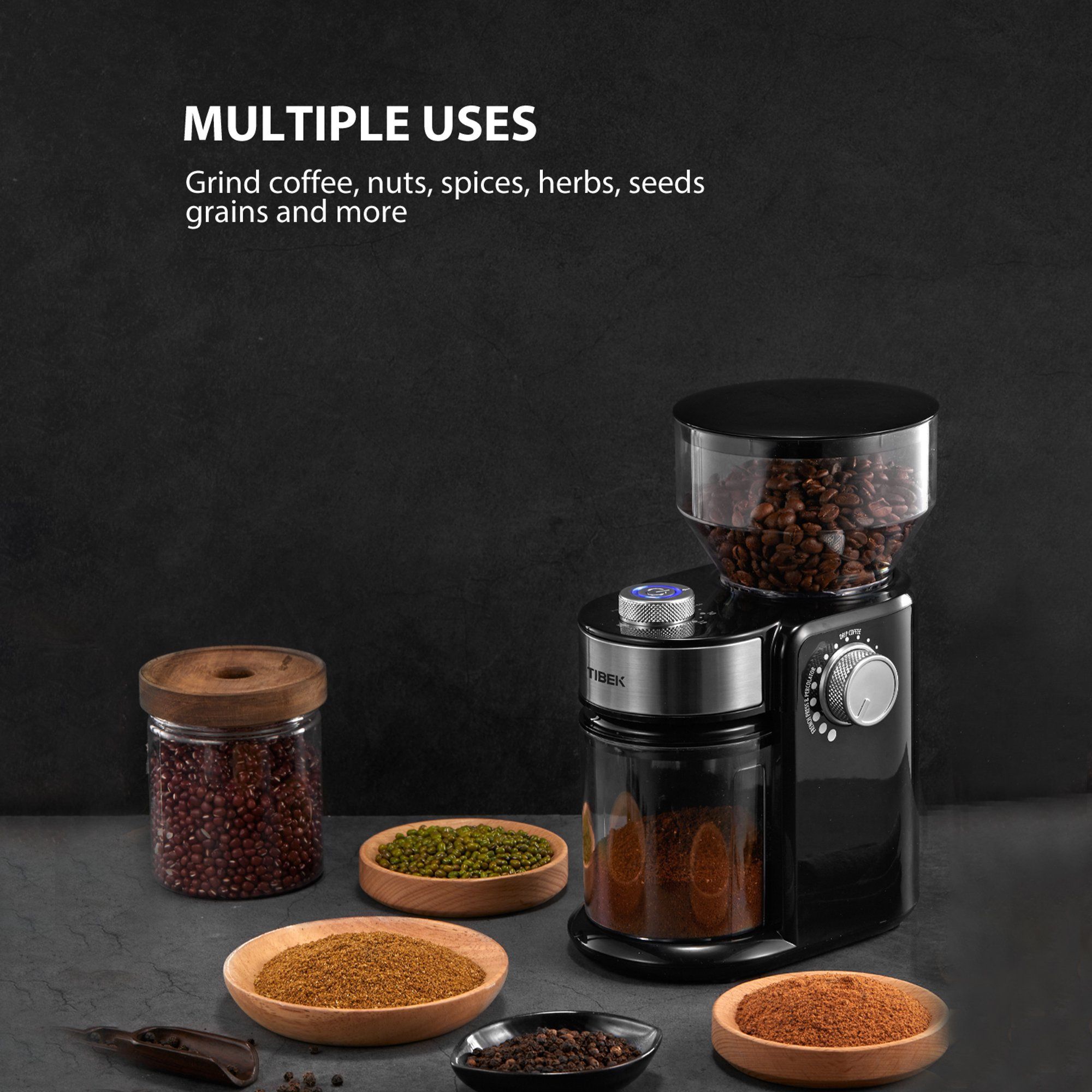 Electric Burr Coffee Grinder with 18 Settings Sale Best Wholesale