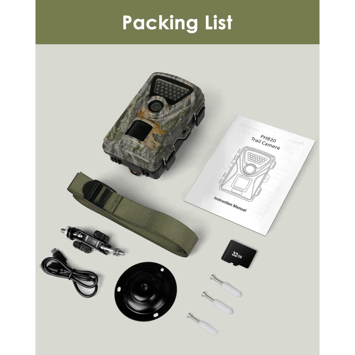 MAXDONE Trail Camera Hunting Camera Game (Refurbished) Clearance Good Selling