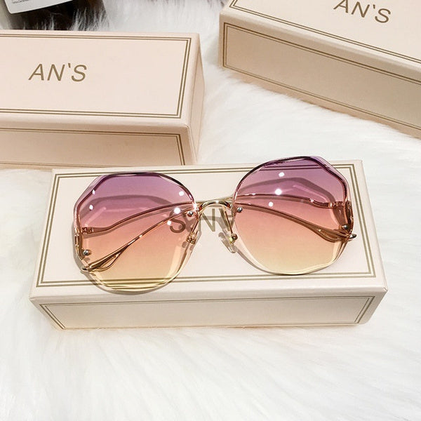 3-Pack: Fashion Tea Gradient Sunglasses Wholesale Pice Cheap Pice