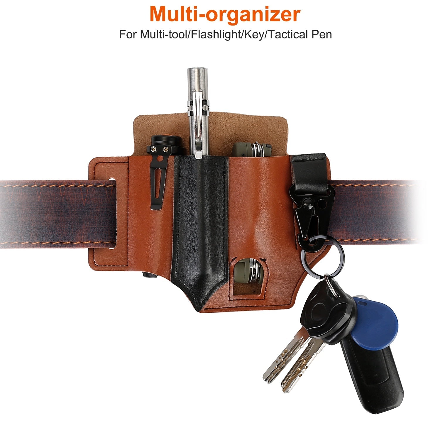 Multi-tool Sheath for Belt Leather EDC Pocket Organizer Wholesale Pice Cheap Online