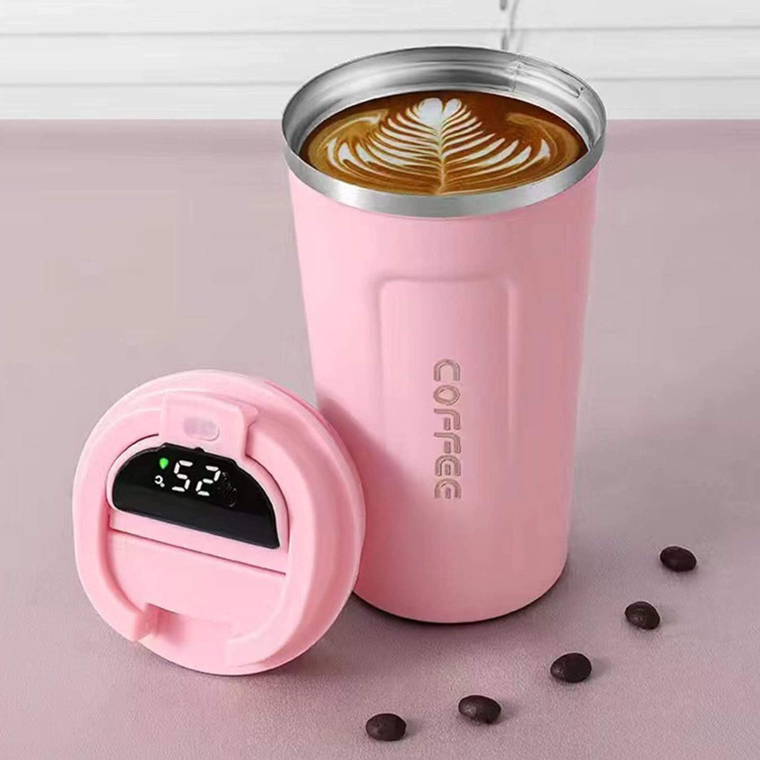 Double Wall Stainless Steel Vacuum Mug with LED Temperature Display Cheap Cheap Online