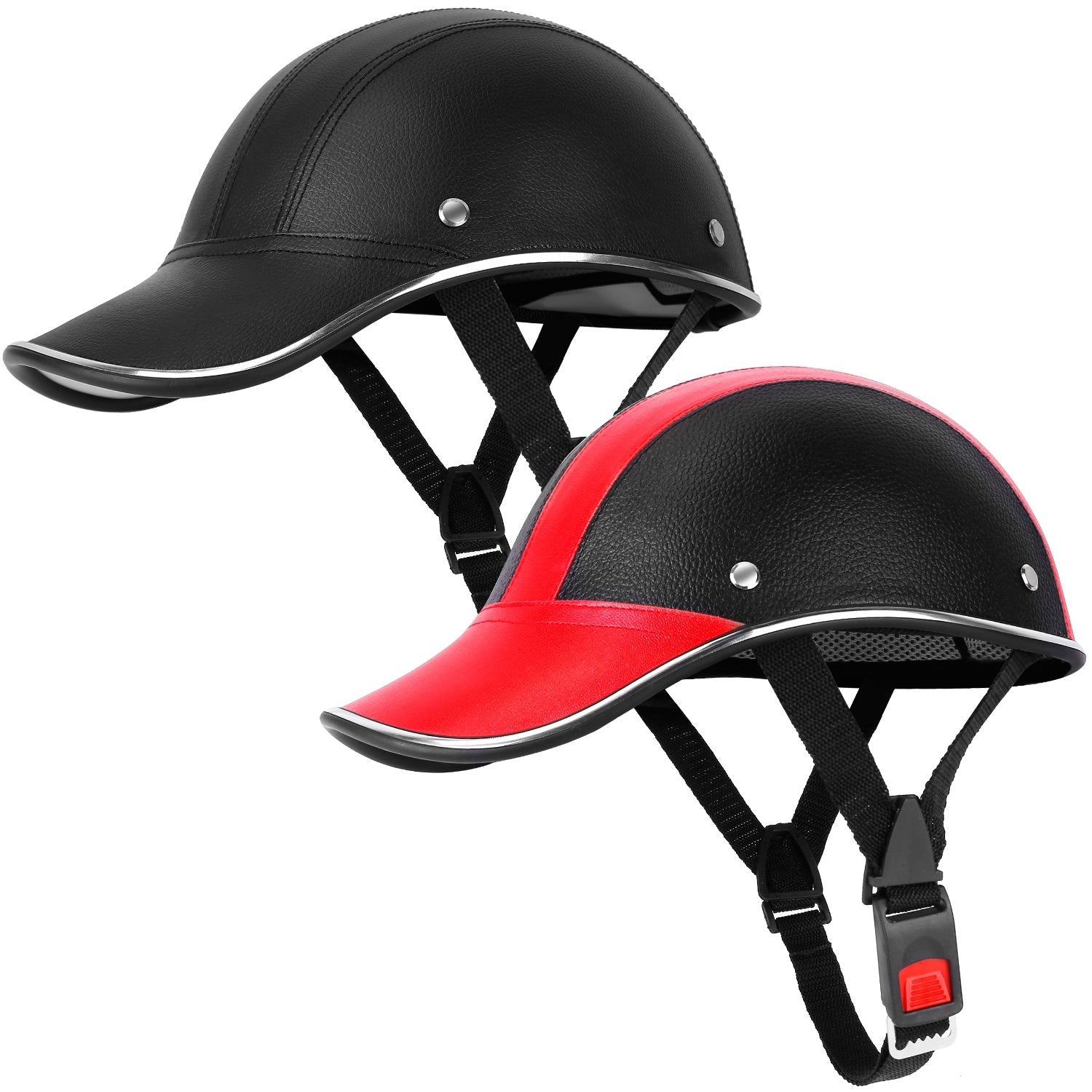 Baseball Cap Anti-UV Cycling Motorcycle Hat Leather Helmet Cost For Sale