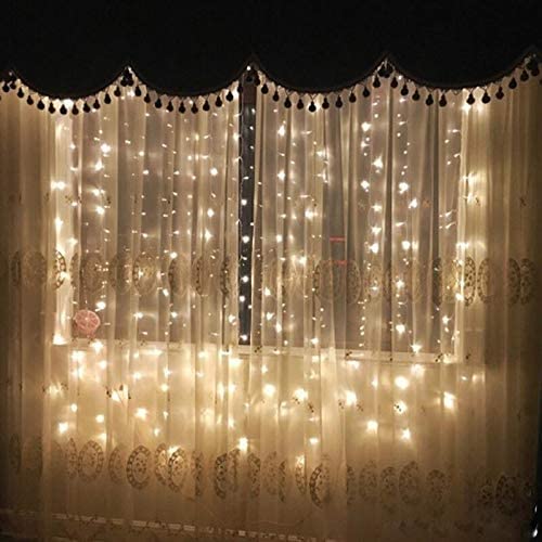 300LED Warm White Starry Fairy String Curtain Light Cheap Sale 2025 Unisex