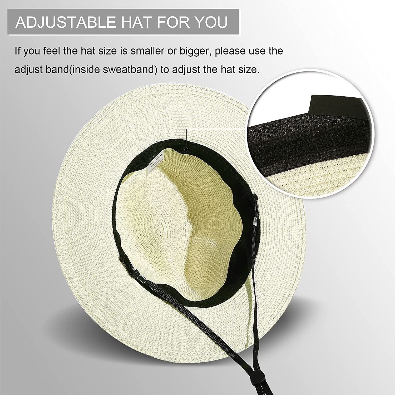 Women Wide Brim Straw Panama Roll up Hat With Mastercard Cheap Pice