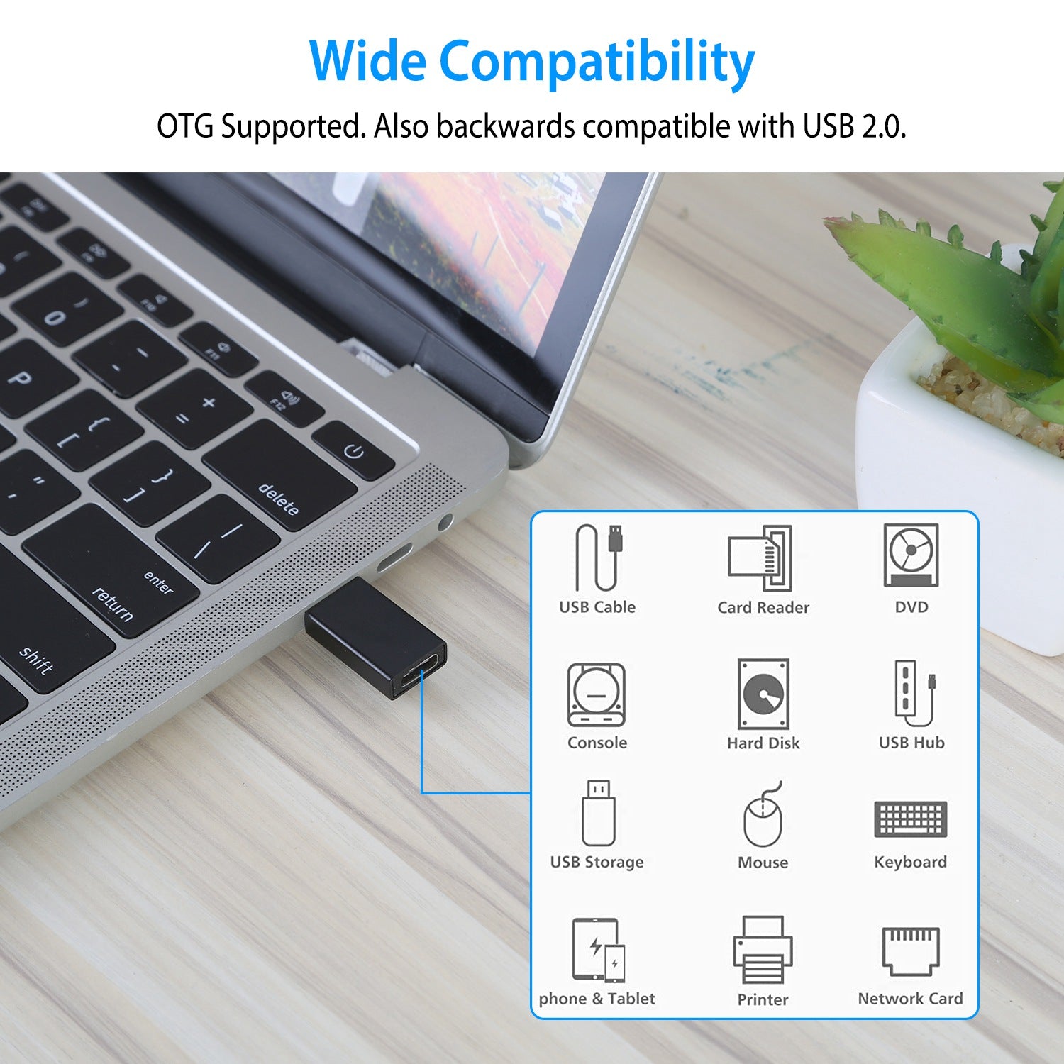 3-Packs: USB Type-C Male to USB A 3.0 OTG Male Port Converter Outlet Footlocker Finishline