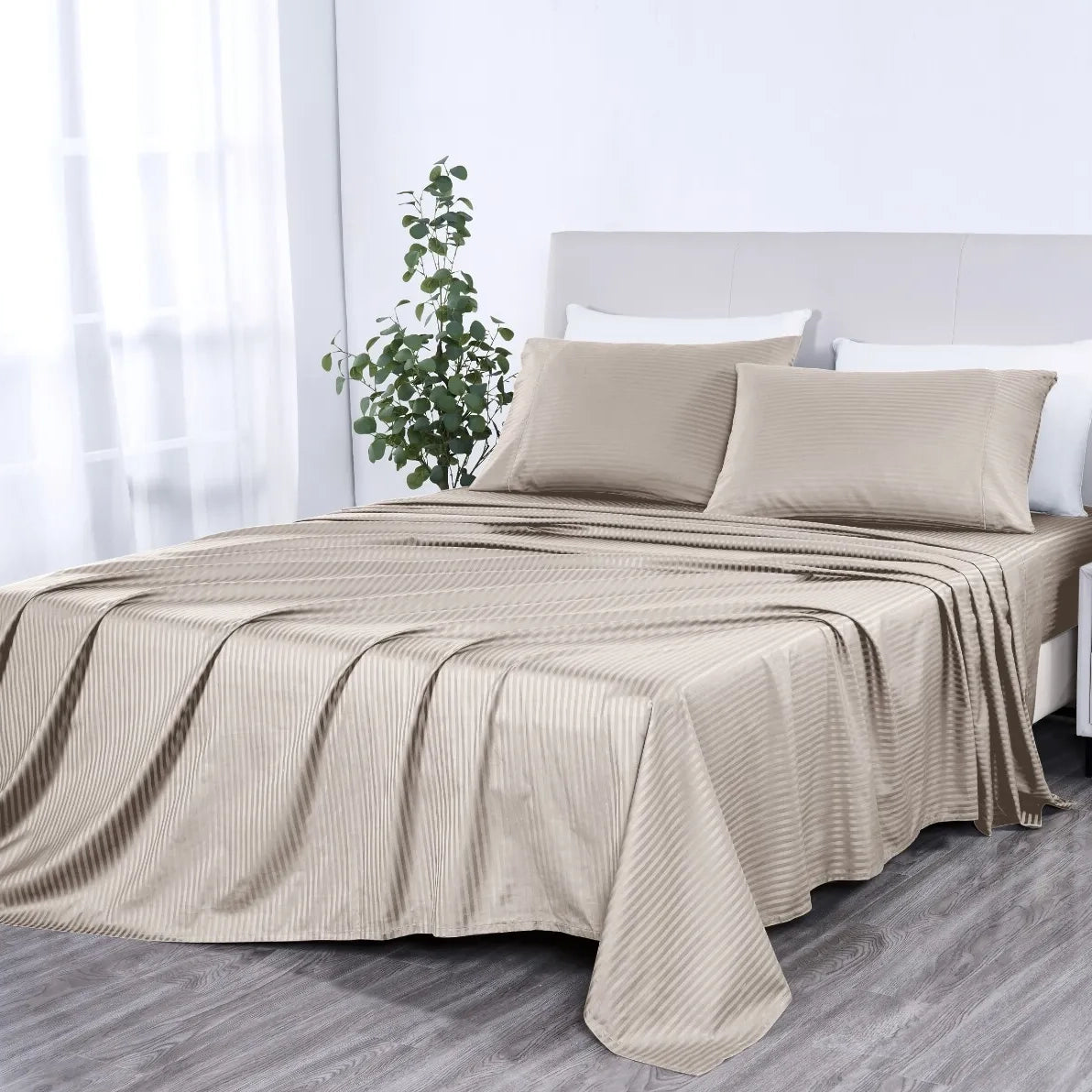 Bibb Home 1000 Thread Count Egyptian Cotton Sheet Set Newest Cheap Pice