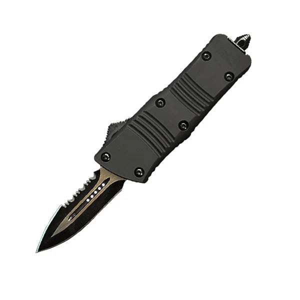 2-Pack: 3.65 Dagger Blade OTF Knife The Cheapest