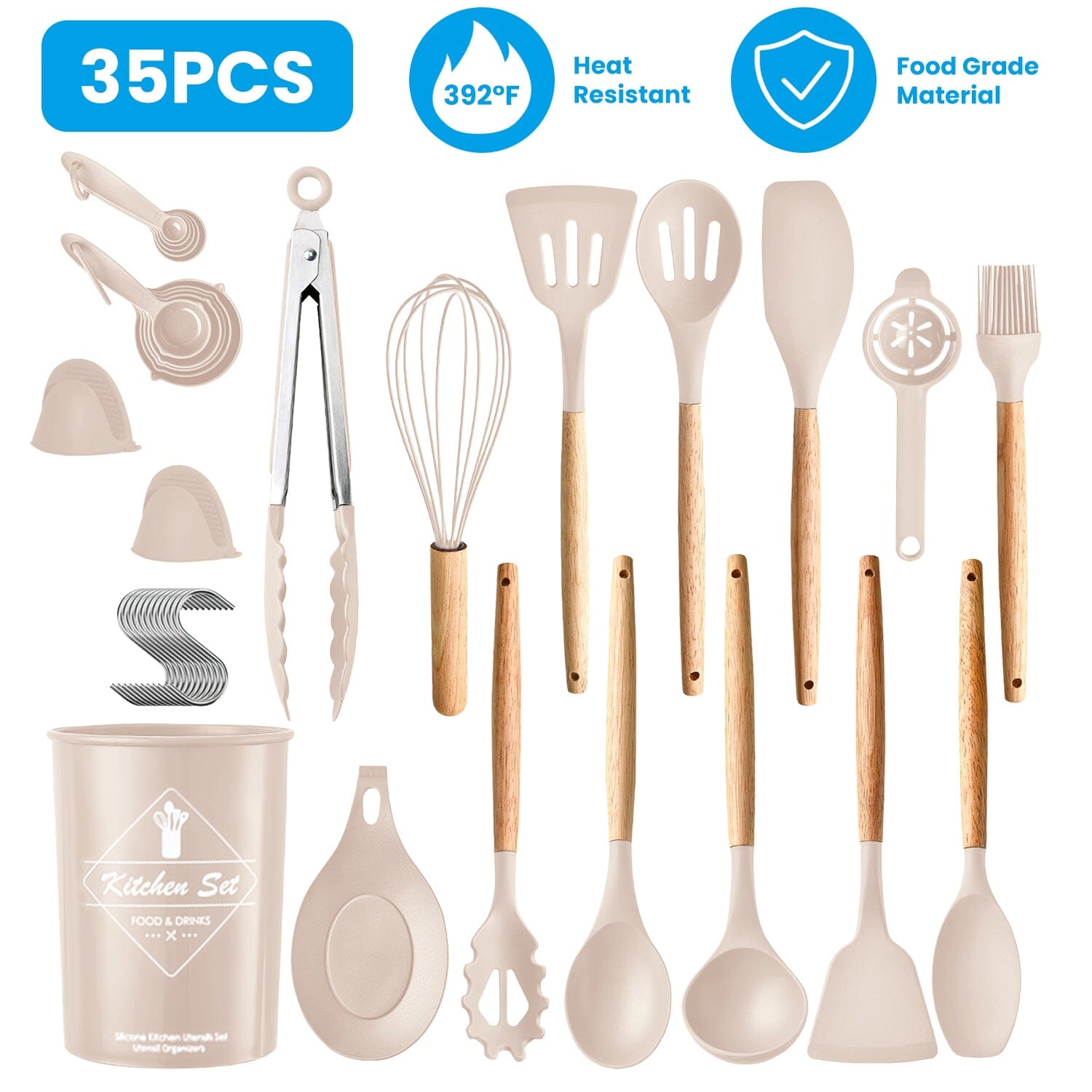 35-Pieces: Kitchen Cooking Utensils Set Footaction Online