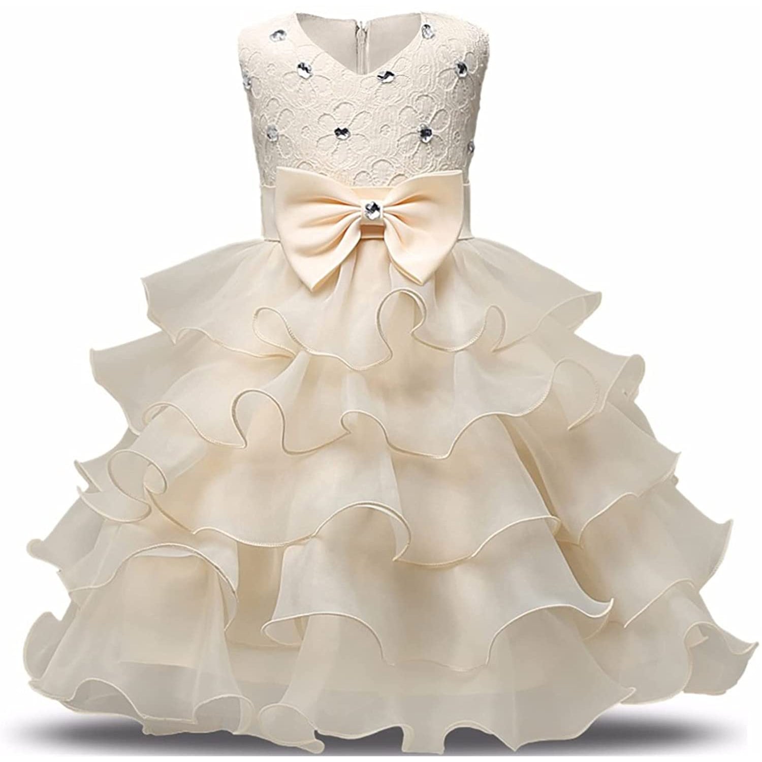 Girl Dress Kids Ruffles Lace Party Wedding Gown 2025 Cheap Online