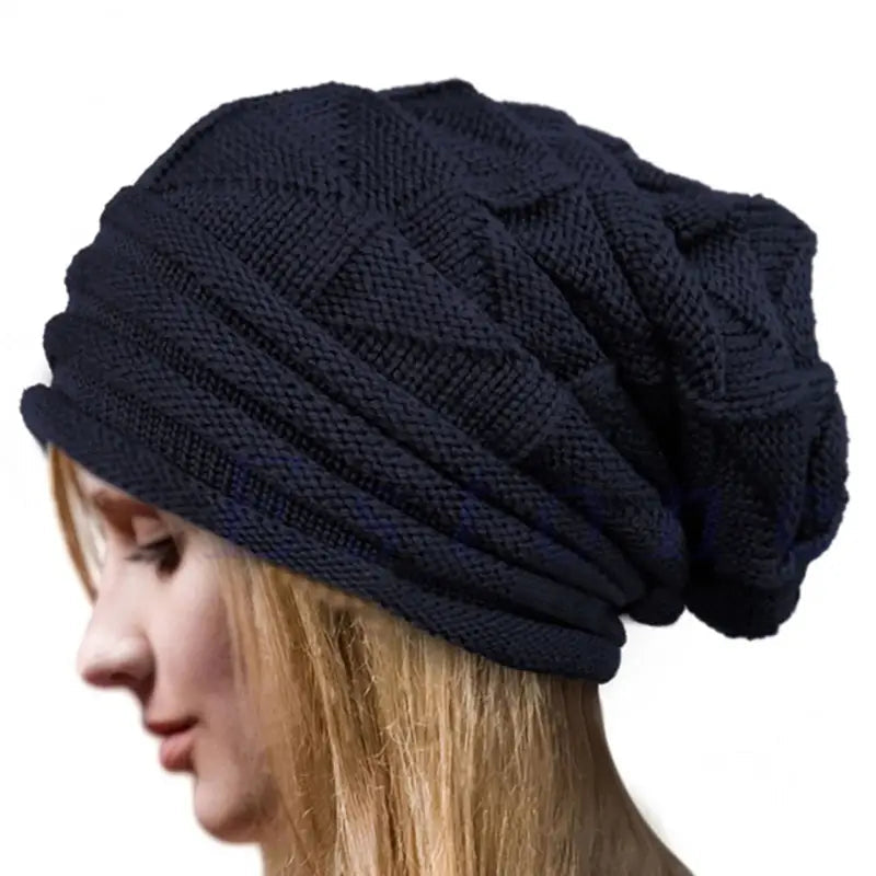 Unisex Oversized Knitted Baggy Beanie Original Online