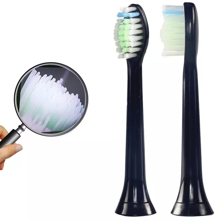 8-Pack: Black Replacement Electric Toothbrush Heads for Philips Sonicare Sale Pick A Best