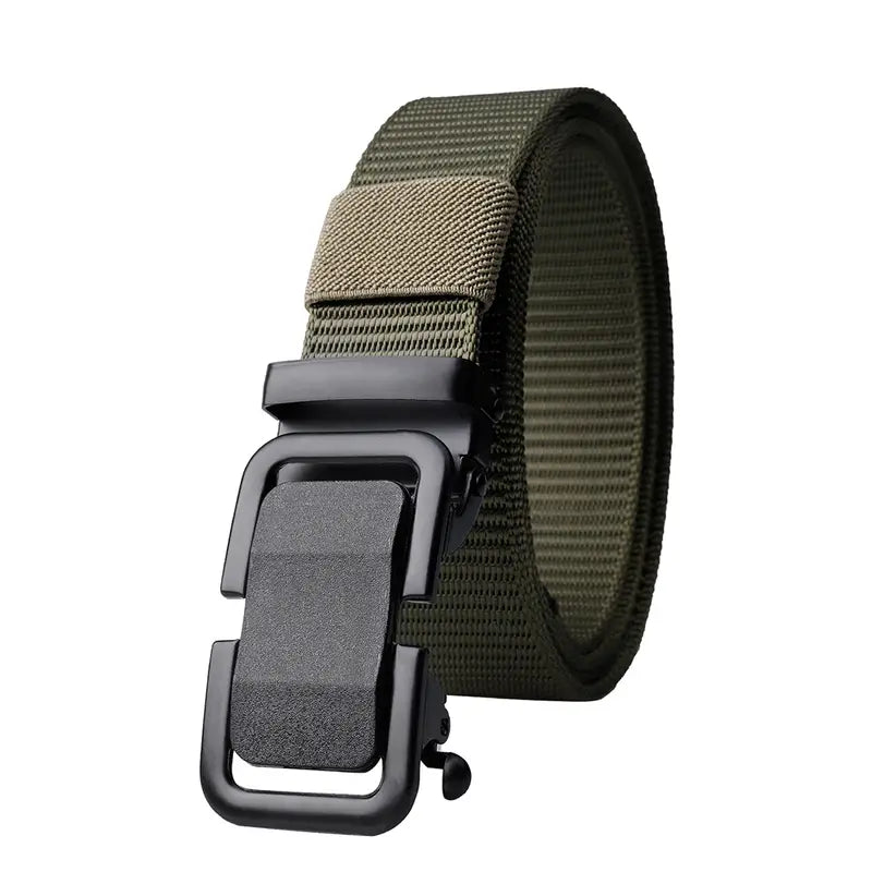 Men's Automatic Metal Buckle Nylon Canvas Webbing Belt Clearance Online Official Site