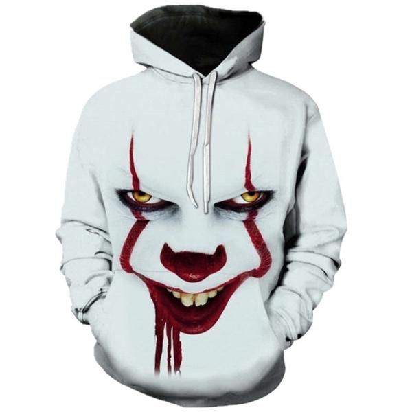 3D Printed The Dancing Clown Hooded Sweatshirt Free Shipping Fashion Style