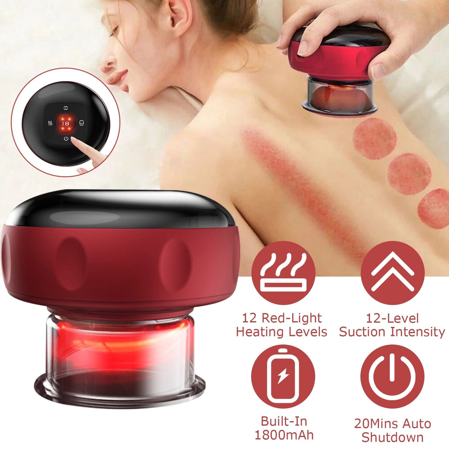 Electric Back Scraping Machine Vacuum Therapy Cupping Device Cheap Sale Collections