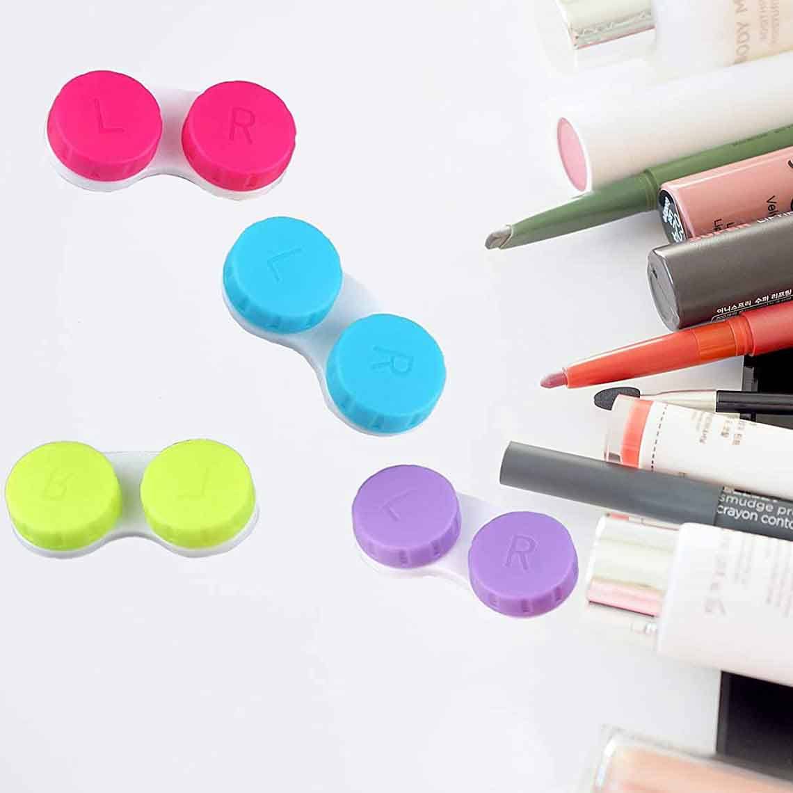 12-Pack: Colourful Contact Lens Case Box Holder Best Seller