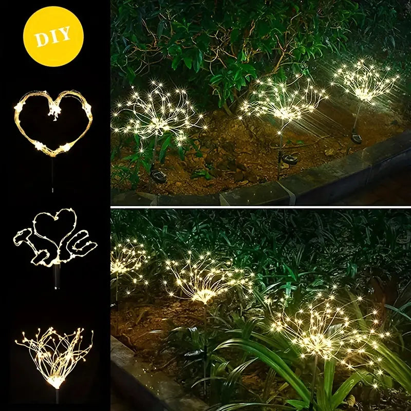 Outdoor Solar Garden Lights with 8 Lighting Modes Cheap Sale Footaction