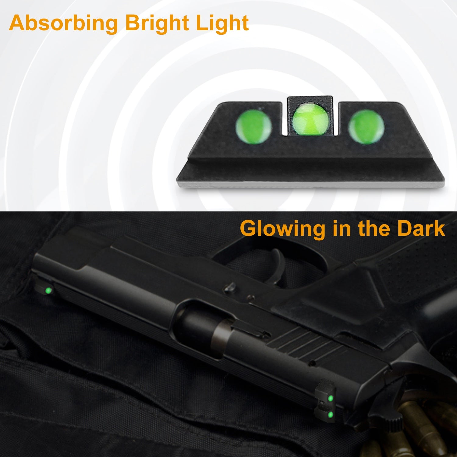 3-Dot Green Gun Night Sight Set Great Deals Sale Online