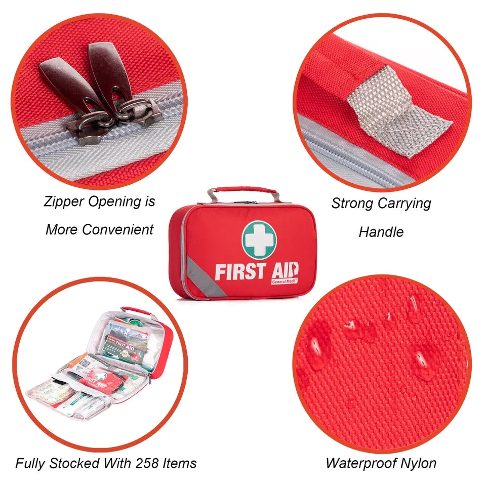 258-Pieces: First Aid Kit Sale Online Cheap