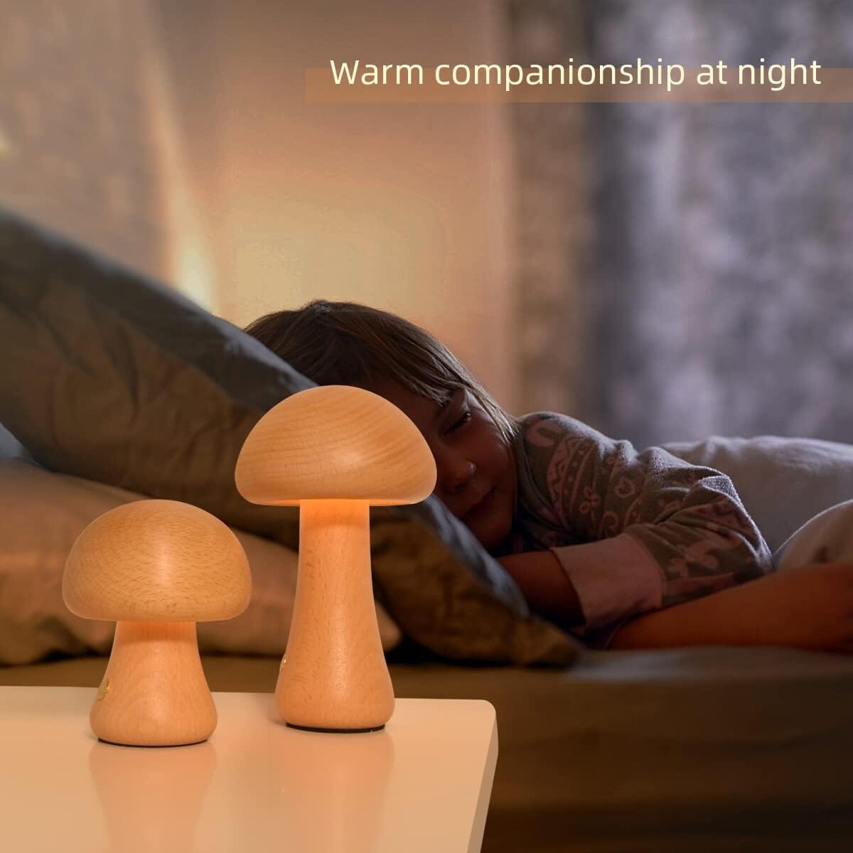 LED Rechargeable Creative Mushroom Table Lamp Pick A Best Sale Online