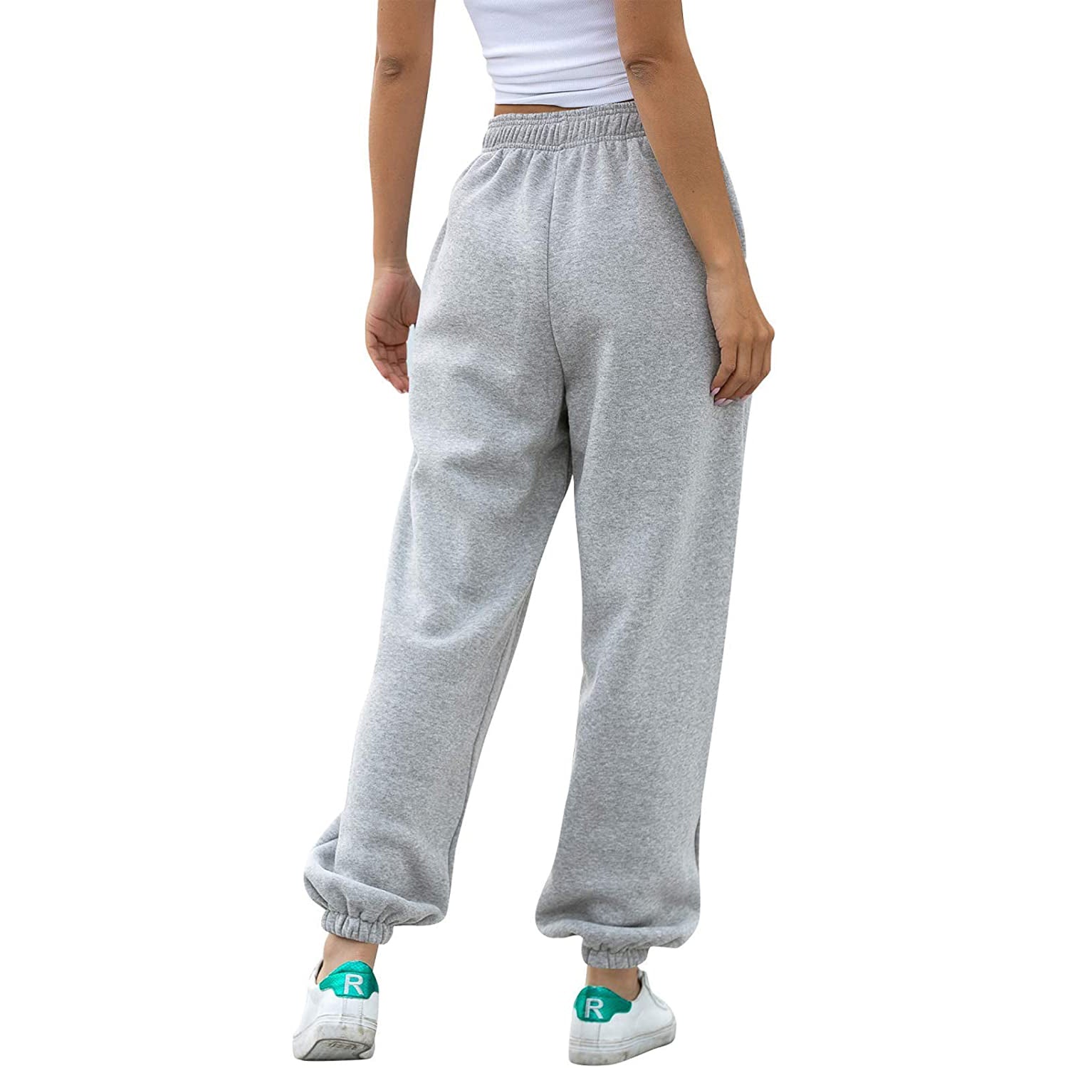 Womens Belted Sweatpants with Pockets Sale Fast Delivery