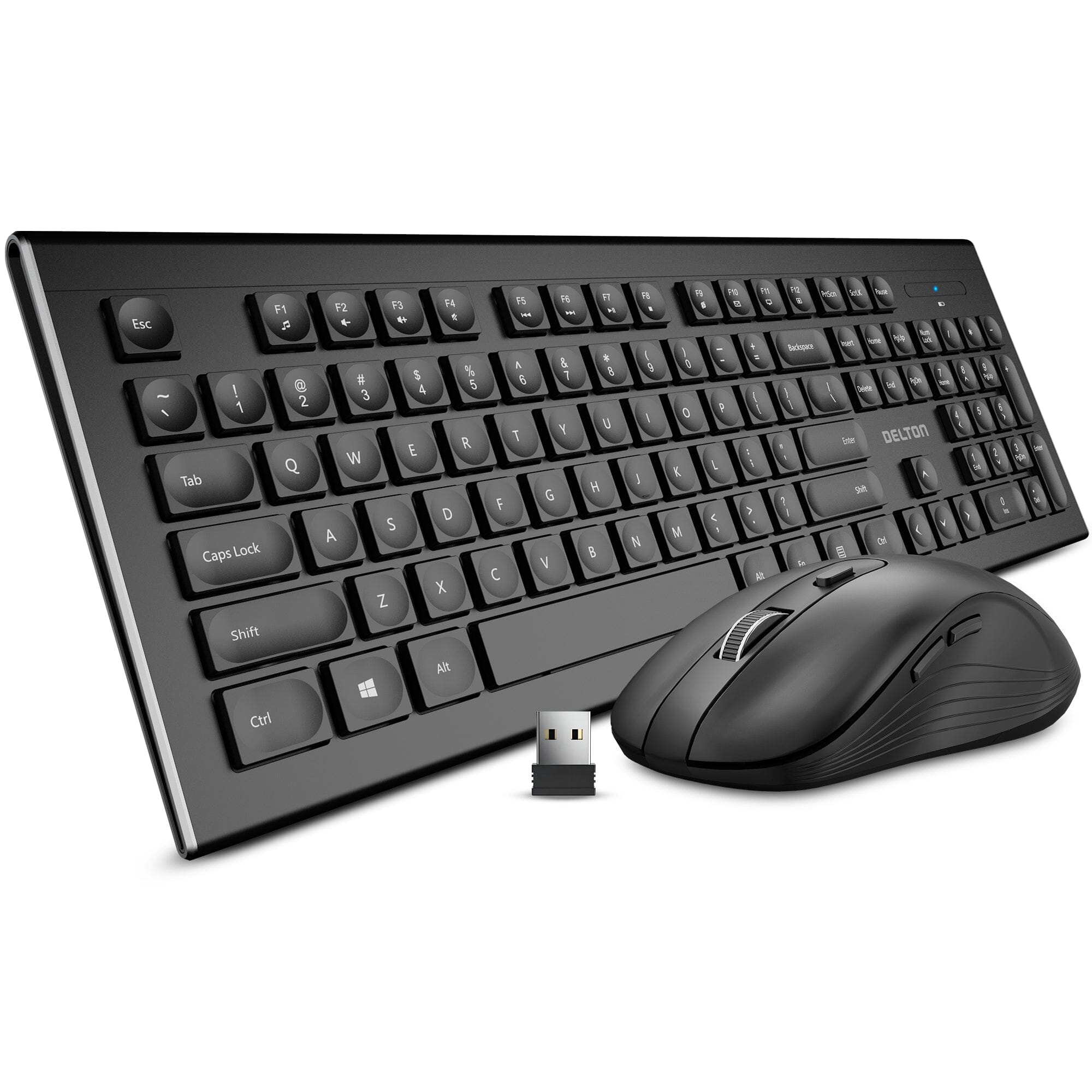 Delton Wireless Keyboard and Mouse Combo, Computer Cordless Mouse & Keyboard Tumblr Cheap Pice