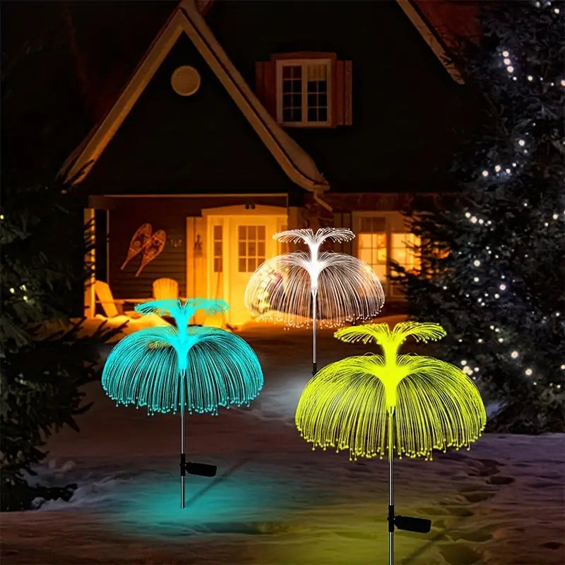2-Pack: Waterproof Solar Jellyfish Fiber Optic Light For Sale Official Site