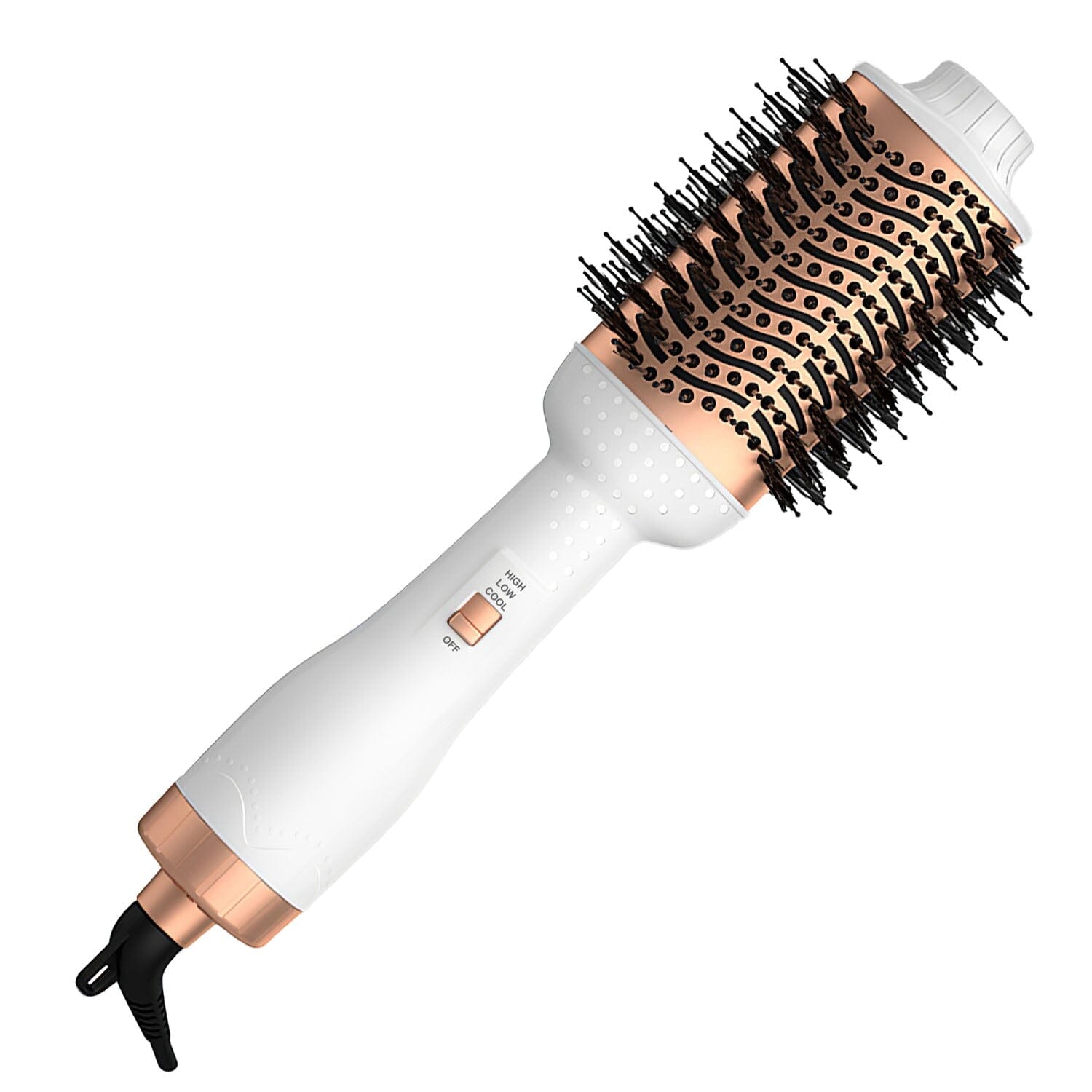 4-in-1 Hari Dryer Brush Curling Styler Volumizer Straightener Negative Ion Anti-Frizz 2025 New