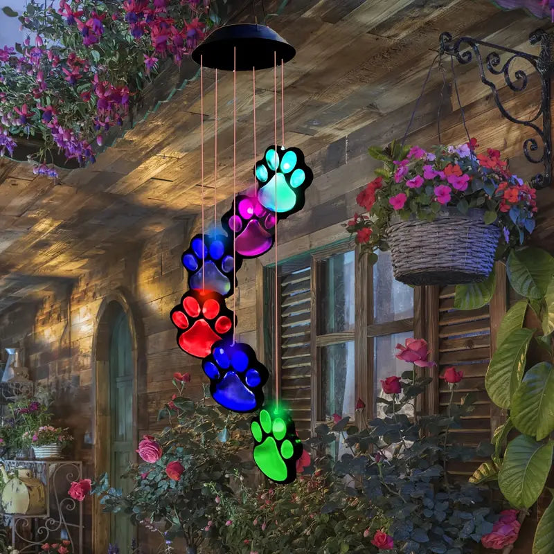 Solar Dog Claw Wind Chime Light Outlet Best Pices