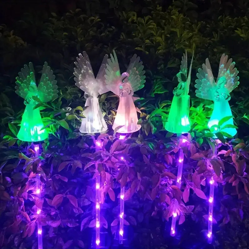 2-Pack: Angel Solar Garden Lights Clearance Choice