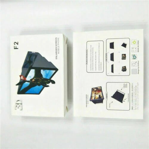 2-Pack: 3D Phone Screen Magnifier New Arrival