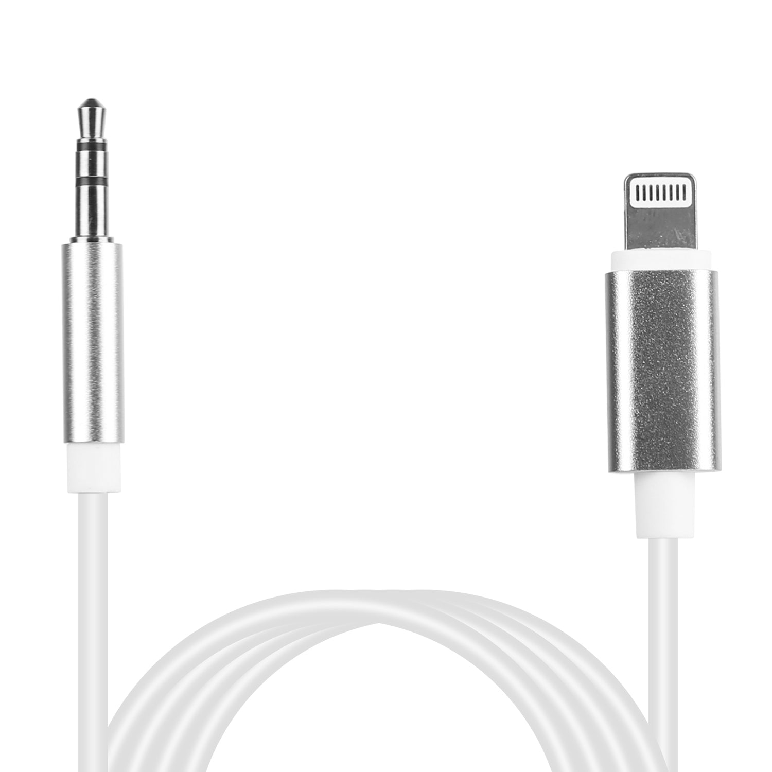 iOS 8 Pin to 3.5mm Aux Audio Adapter Cord Outlet Supply