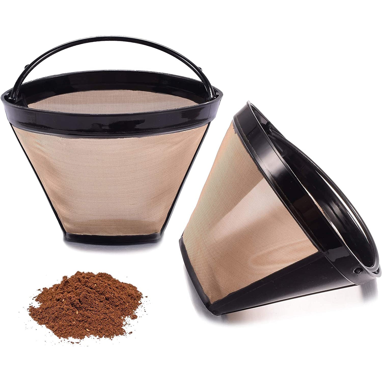 2-Piece: Reusable No.4 Cone Coffee Maker Filters Discount Shop Offer