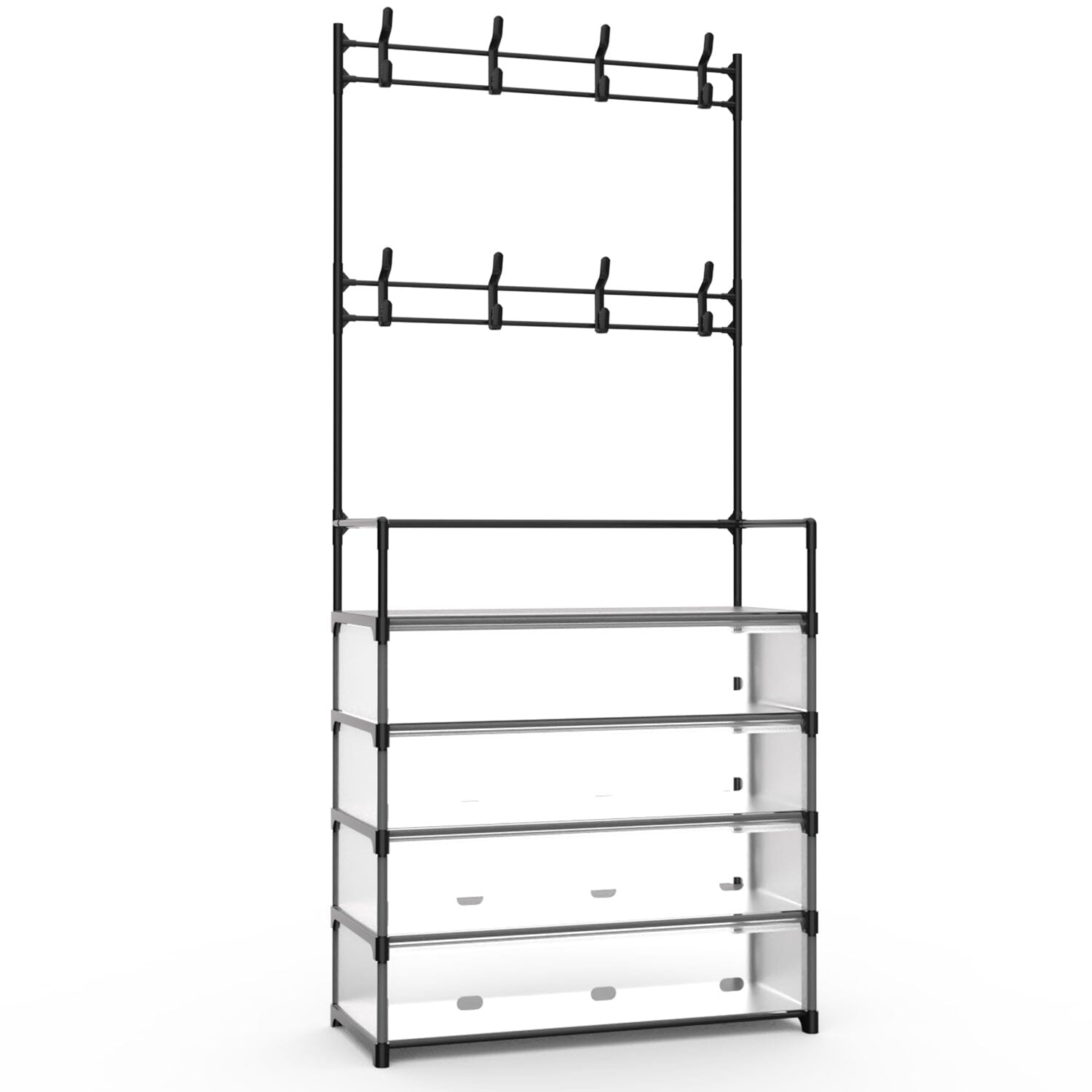 5-Tier Dustproof Entryway Hall Tree Coat and Shoe Rack Sale Lowest Pice