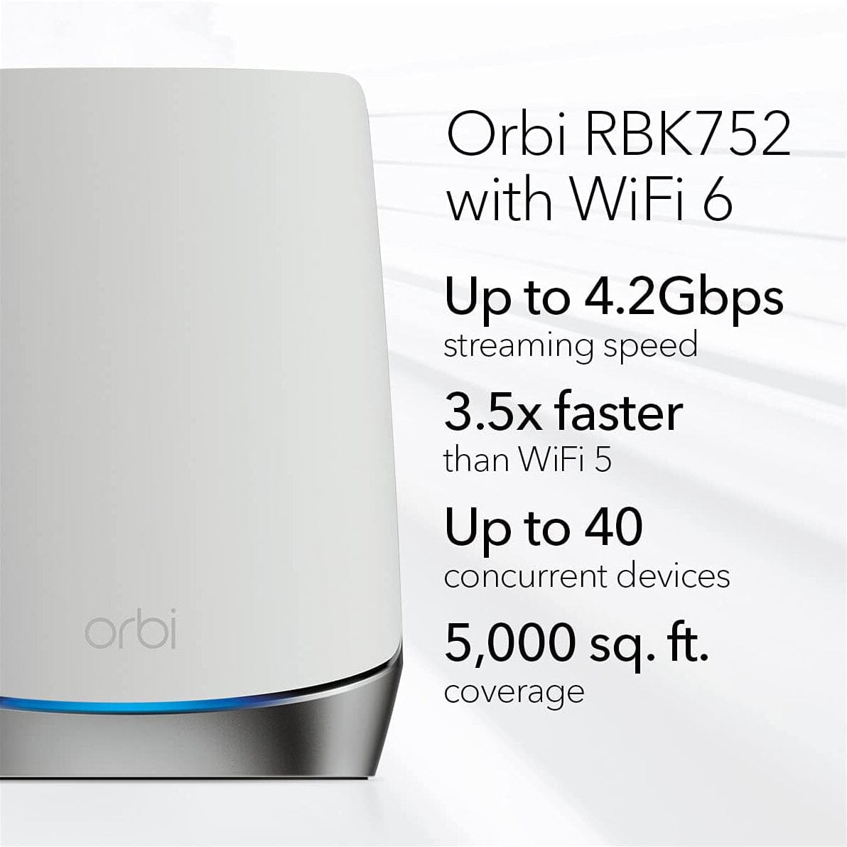 NETGEAR Orbi Whole Home Tri-band Mesh WiFi 6 System (RBK752) (Refurbished) Clearance Huge Surprise