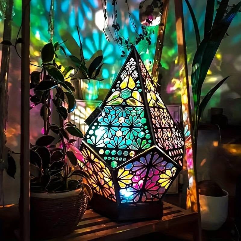 Bohemian Diamond Pole Star Projector Night Light Lowest Pice