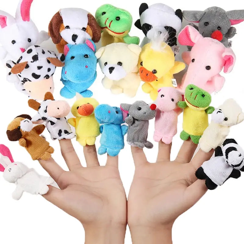 10-Piece Set: Cute Finger Puppets Baby Mini Plush Toys Buy Cheap Inexpensive