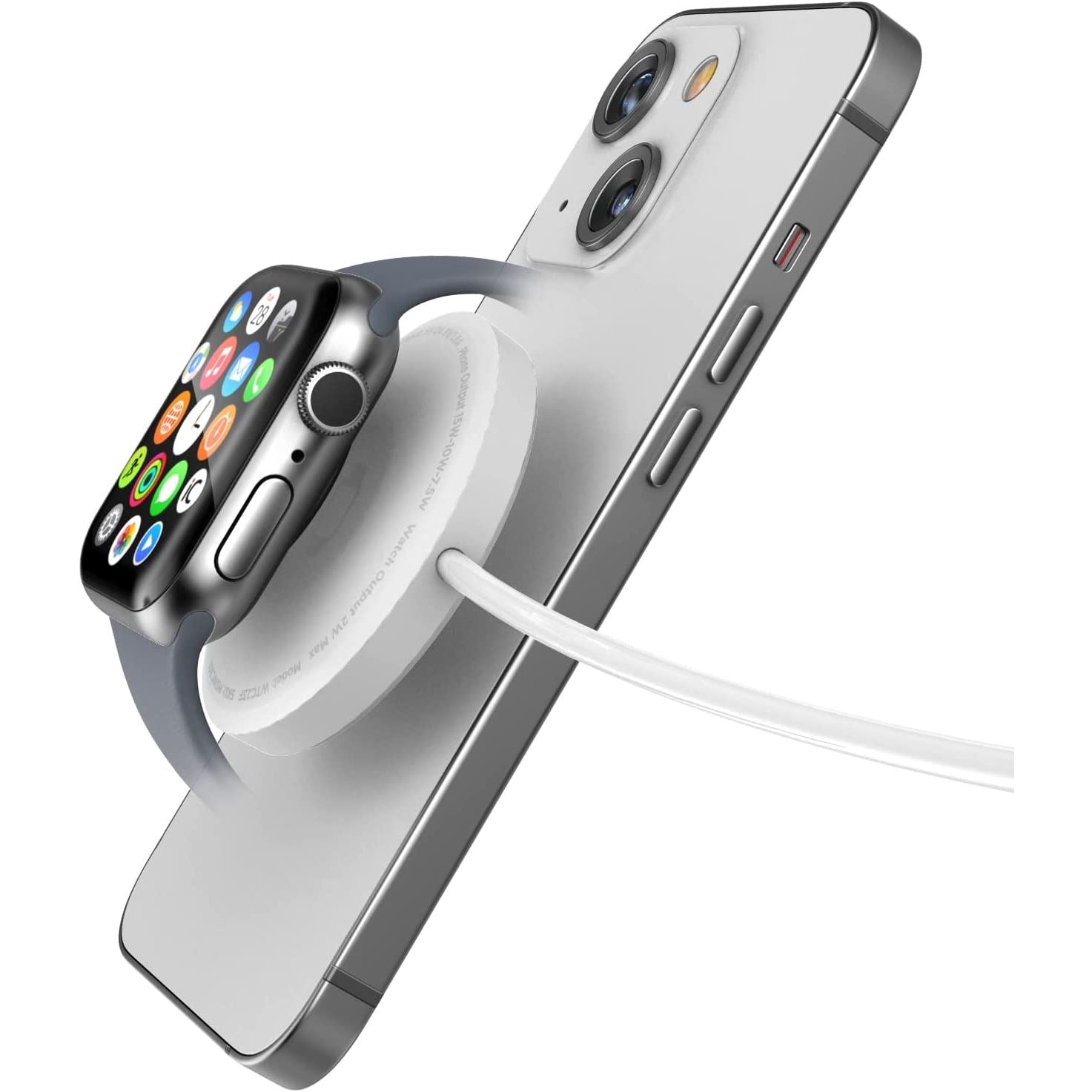 2-in-1 Magnetic Wireless Charger for Both Apple Watch and iPhone Finishline Online