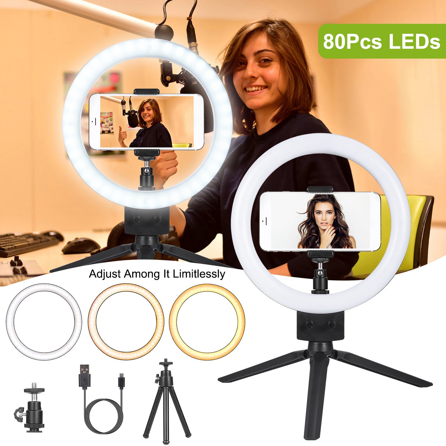 9 Dimmable LED Ring Light with Tripod 2025 Newest Sale Online