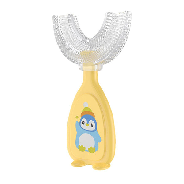 2-Piece: Manual Children's U-Shaped Toothbrush Sale Fashion